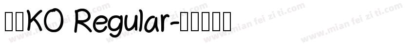 一拳KO Regular字体转换
